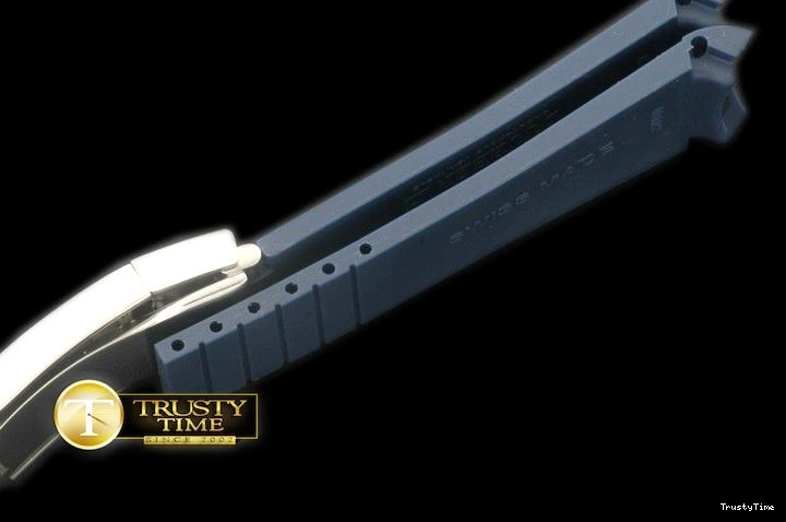 0101 ROLACC021C – Dark Blue Rubber Strap 20 18 with Insignia Clasp Compact 837